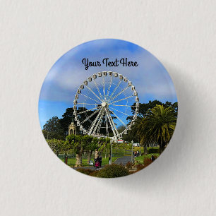 Bóton Redondo 2.54cm Botão Pinback nº 1 da Roda de Observação do Sk