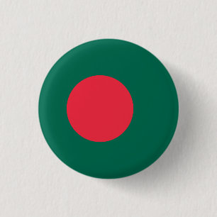 Bóton Redondo 2.54cm Botão Pinback Patriótico de Bangladesh