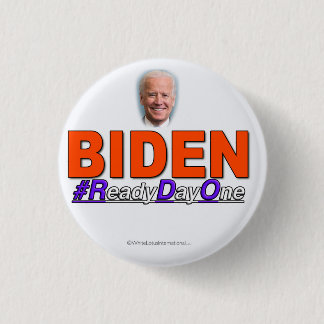 Bóton Redondo 2.54cm Botão #ReadyDayOne da BIDEN