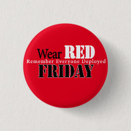 Bóton Redondo 2.54cm Botão RED Friday