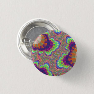 Bóton Redondo 2.54cm Botão redondo pequeno da engrenagem alaranjada