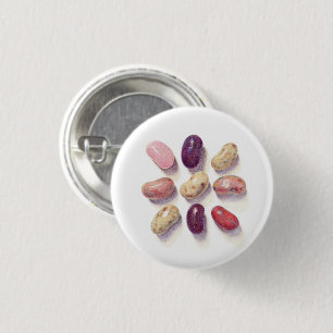 Bóton Redondo 2.54cm Botão redondo TAC TOE JELLY BEANS