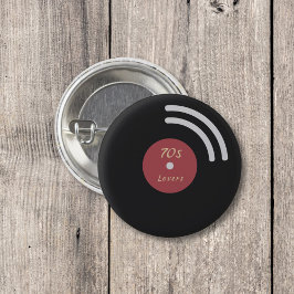 Bóton Redondo 2.54cm Botão Registro de Vinilo