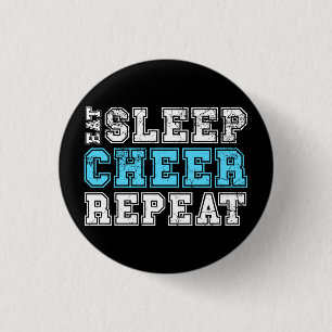 Bóton Redondo 2.54cm Botão Repetir Repetição de Cheerleader de Repou