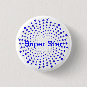 Bóton Redondo 2.54cm Botão - Superestrela Starburst