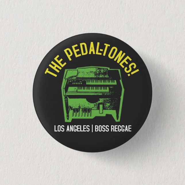 Bóton Redondo 2.54cm Botão verde do órgão (Frente)