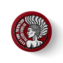 Botão vermelho internacional da sereia elétrica