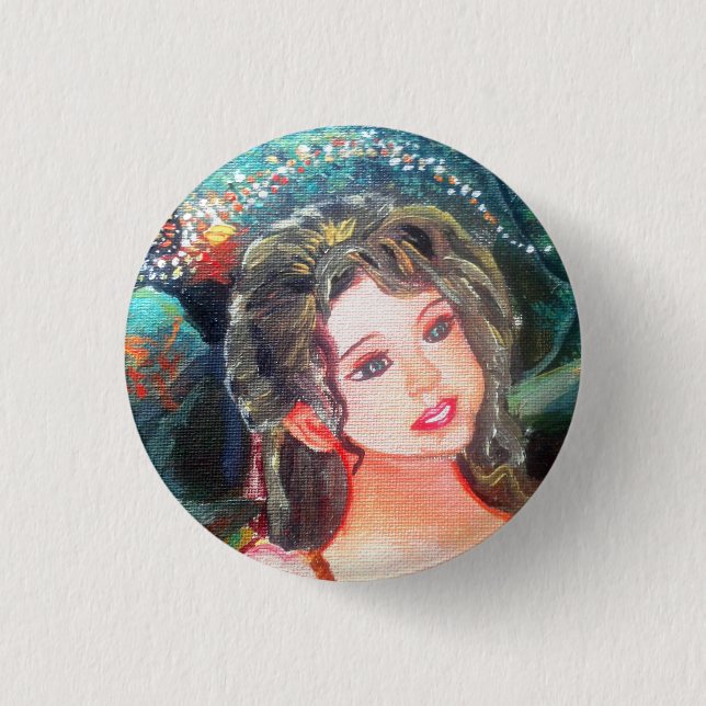 Bóton Redondo 2.54cm Botões Barbi (Frente)