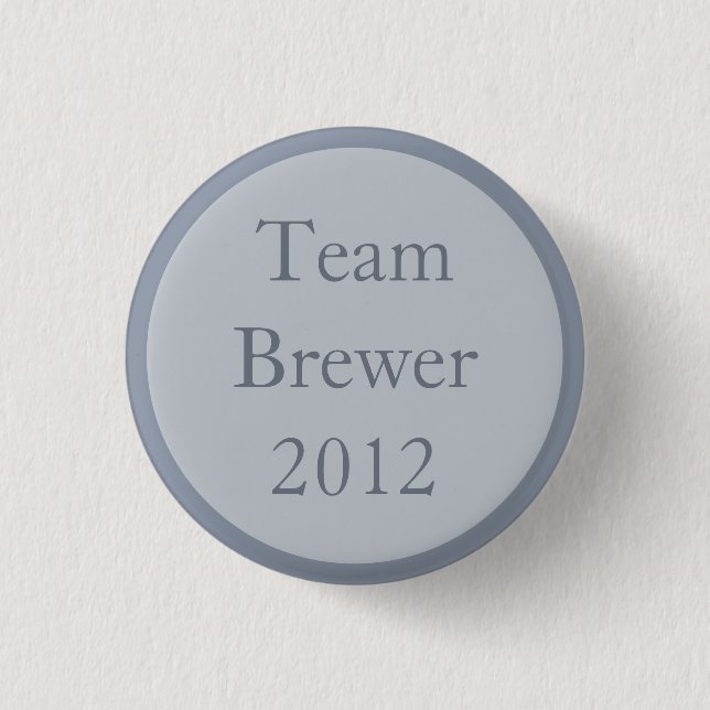Bóton Redondo 2.54cm Botões cinzentos feitos sob encomenda de Pinback (Frente)