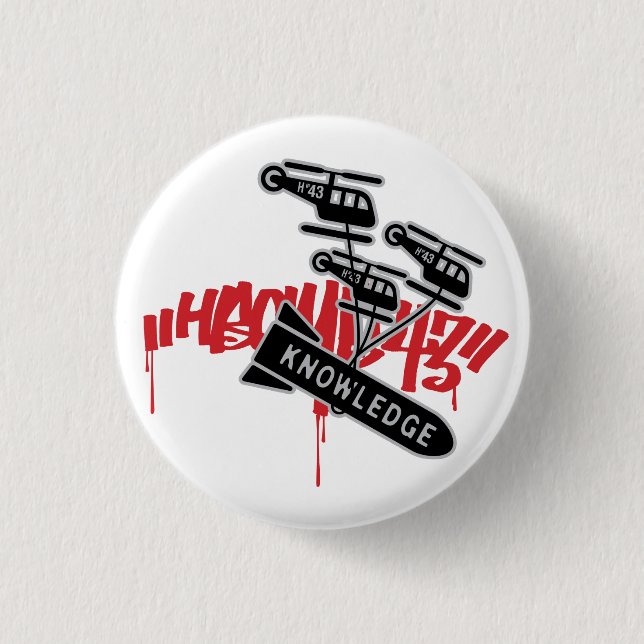 Bóton Redondo 2.54cm Botões de Andy Howell (Frente)