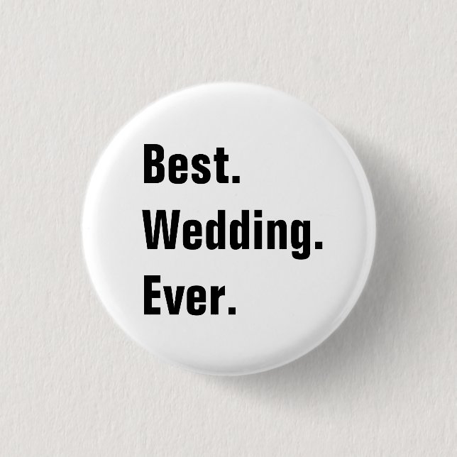 Bóton Redondo 2.54cm Botões de casamento customizáveis completos (Frente)