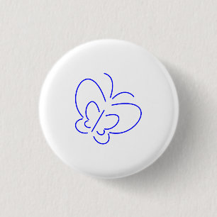 Bóton Redondo 2.54cm Botões e patches de inseto de voo minimalista