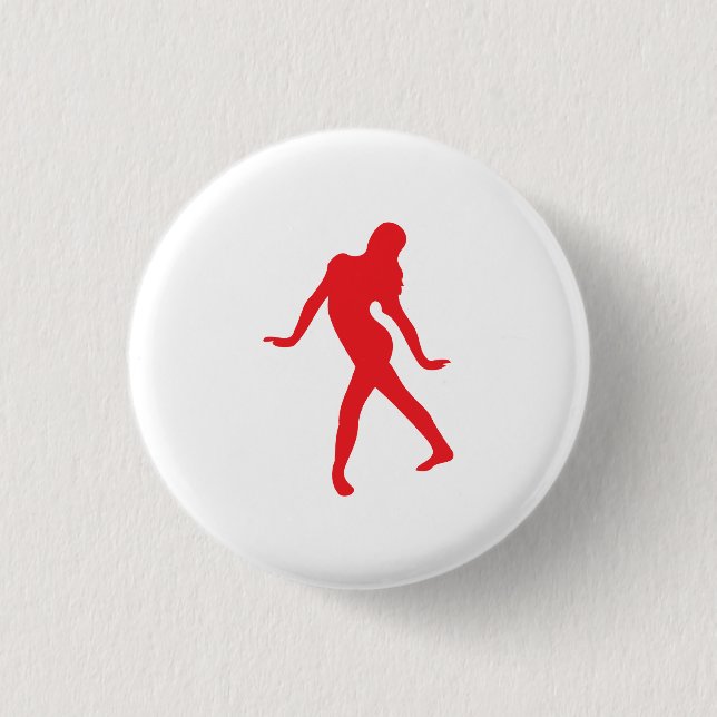 Bóton Redondo 2.54cm Botões e patches Silhouette Dancer (Frente)