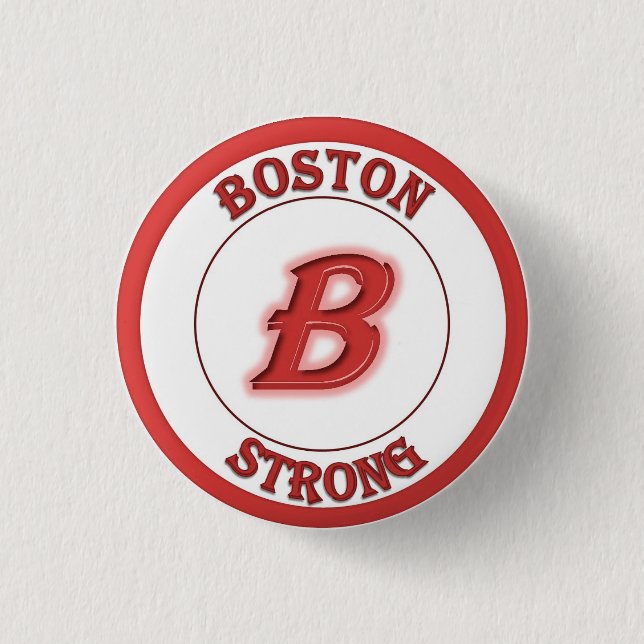 Bóton Redondo 2.54cm Botões fortes de Boston (Frente)
