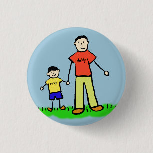 Bóton Redondo 2.54cm Botões Pin Personalizados de Personalidade da Fam