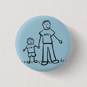 Bóton Redondo 2.54cm Botões Pin Personalizados de Personalidade da Fam