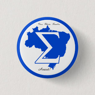 Bóton Redondo 2.54cm Botton Integralista Anauê n 02!