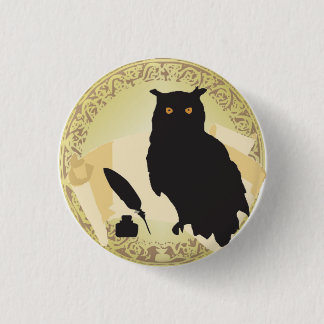 Bóton Redondo 2.54cm Botton Pergaminho em Branco