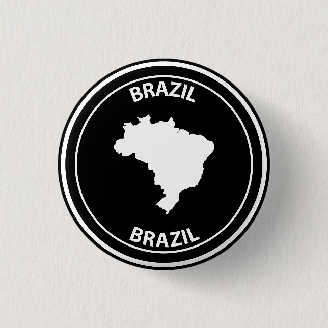 Bóton Redondo 2.54cm Brasil (Frente)