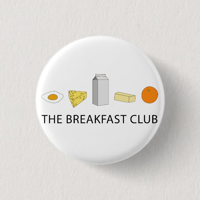 Bóton Redondo 2.54cm Breakfast Club (Frente)
