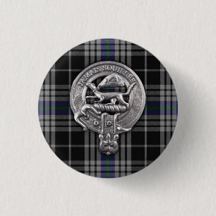 Bóton Redondo 2.54cm Breizh Crest & Tartan National Breizh
