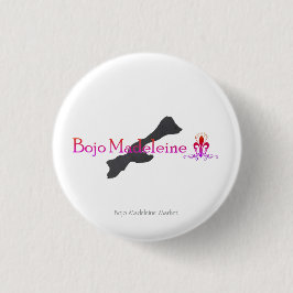 Bóton Redondo 2.54cm Brilho Pequeno Botão Bojo Pin