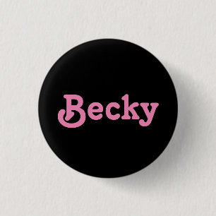 Bóton Redondo 2.54cm Button Becky