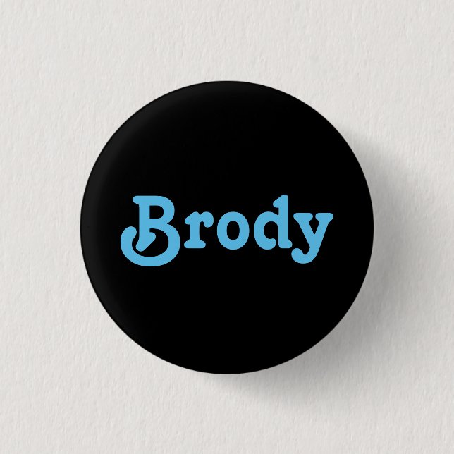 Bóton Redondo 2.54cm Button Brody (Frente)