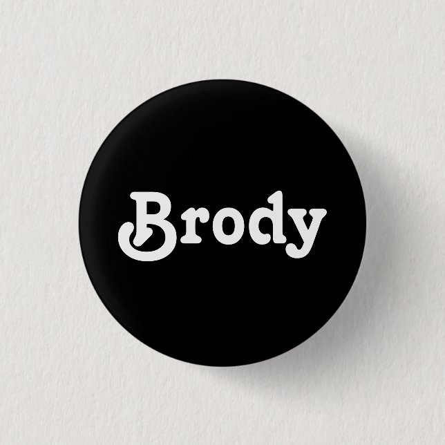 Bóton Redondo 2.54cm Button Brody (Frente)