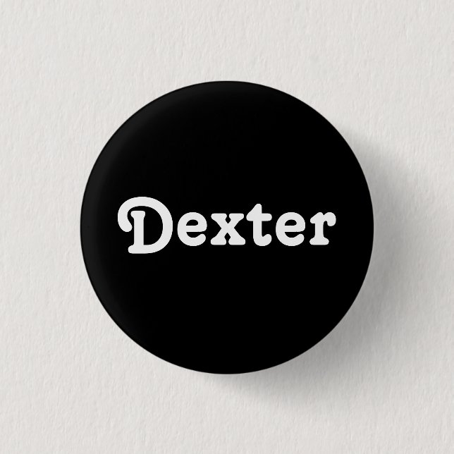 Bóton Redondo 2.54cm Button Dexter (Frente)