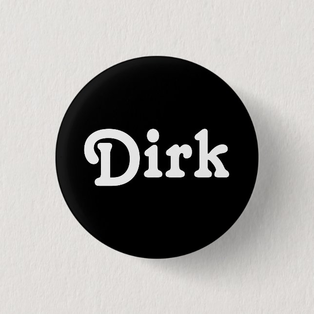 Bóton Redondo 2.54cm Button Dirk (Frente)