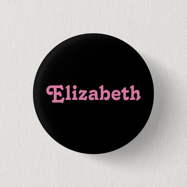 Bóton Redondo 2.54cm Button Elizabeth (Frente)