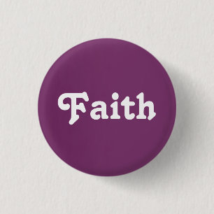 Bóton Redondo 2.54cm Button Faith