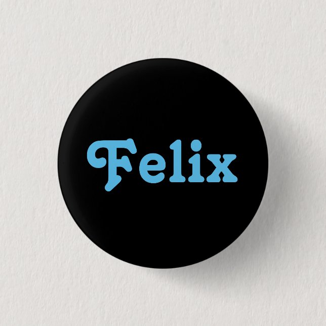 Bóton Redondo 2.54cm Button Felix (Frente)
