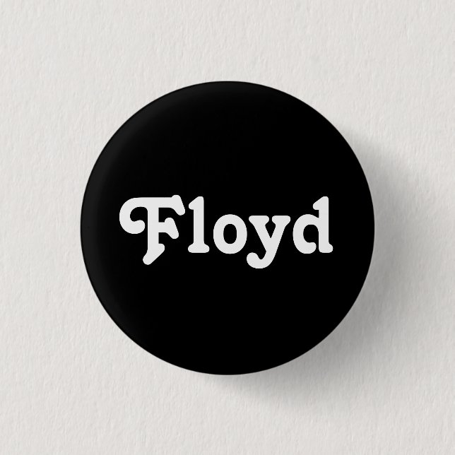 Bóton Redondo 2.54cm Button Floyd (Frente)