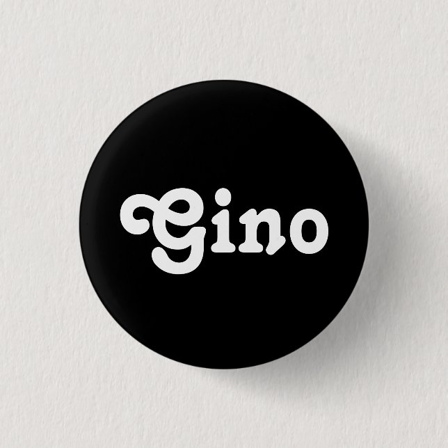 Bóton Redondo 2.54cm Button Gino (Frente)