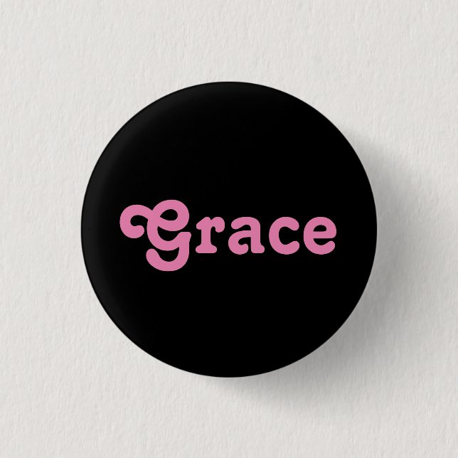 Bóton Redondo 2.54cm Button Grace (Frente)