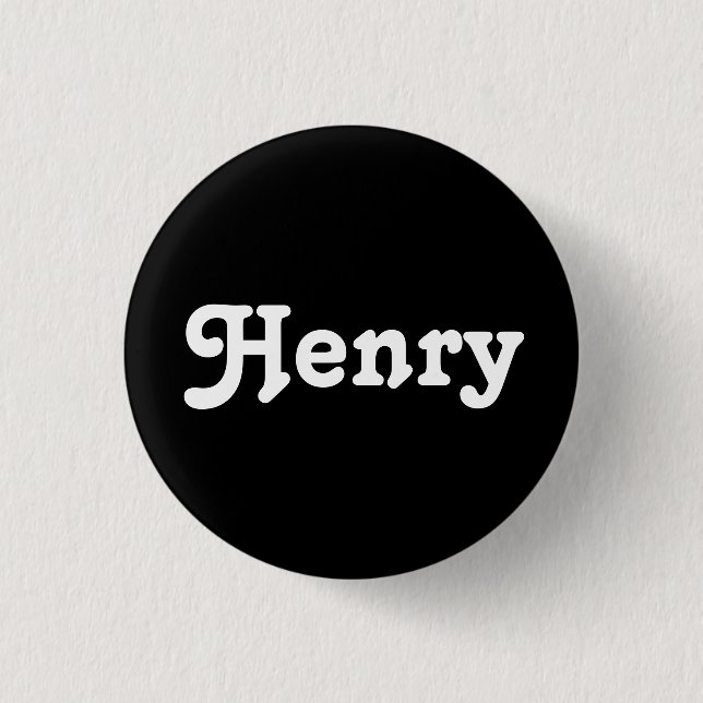 Bóton Redondo 2.54cm Button Henry (Frente)