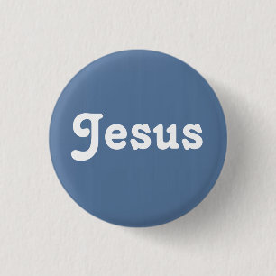Bóton Redondo 2.54cm Button Jesus