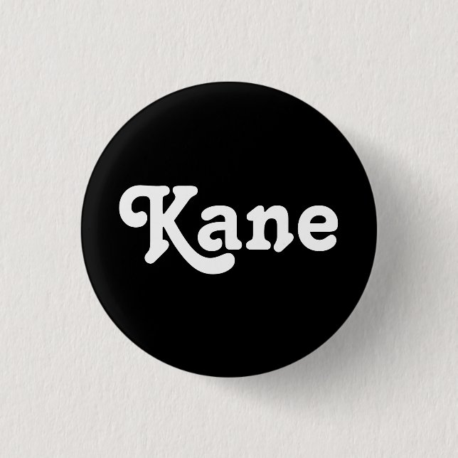 Bóton Redondo 2.54cm Button Kane (Frente)