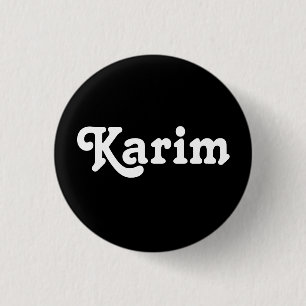 Bóton Redondo 2.54cm Button Karim