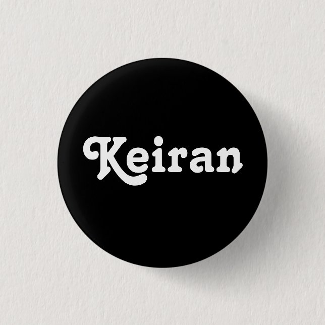 Bóton Redondo 2.54cm Button Keiran (Frente)