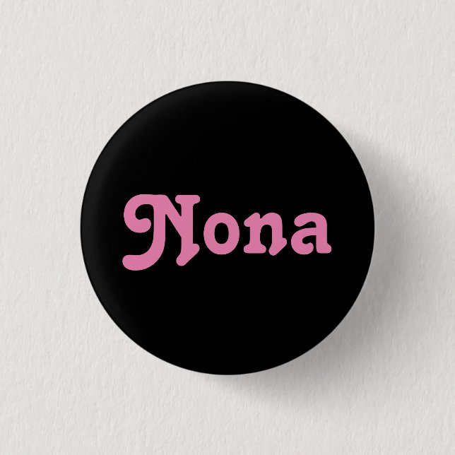 Bóton Redondo 2.54cm Button Nona (Frente)