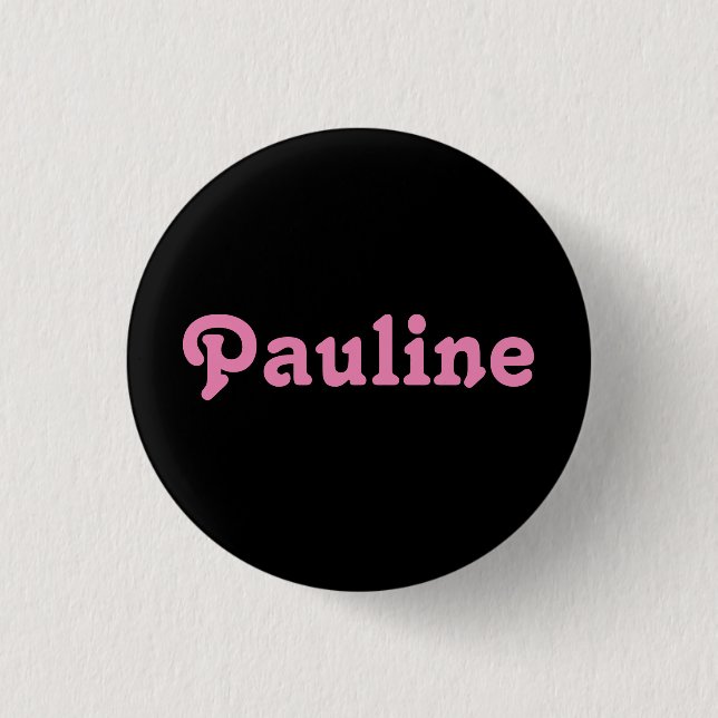 Bóton Redondo 2.54cm Button Pauline (Frente)