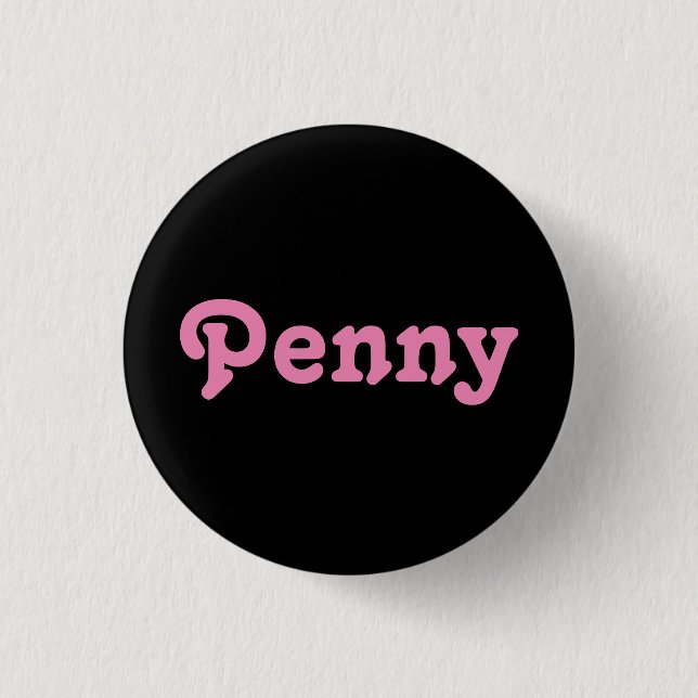 Bóton Redondo 2.54cm Button Penny (Frente)