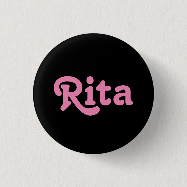 Bóton Redondo 2.54cm Button Rita (Frente)