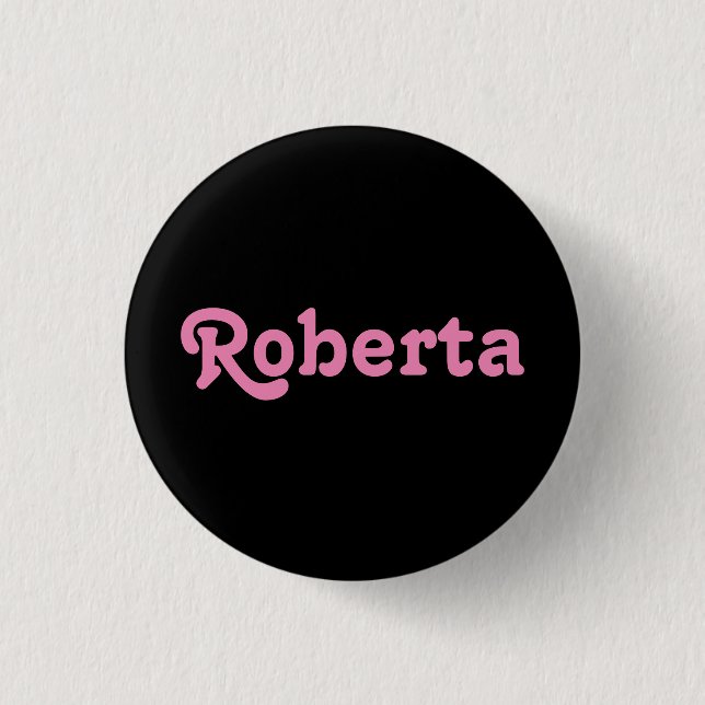 Bóton Redondo 2.54cm Button Roberta (Frente)