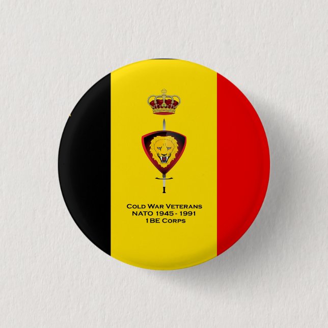 Bóton Redondo 2.54cm Button small patriotic CWVN (Frente)