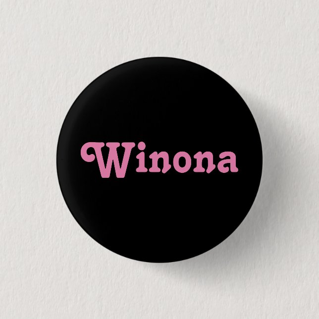 Bóton Redondo 2.54cm Button Winona (Frente)