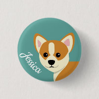 Cachorro Corgi Cute Personalizado